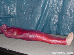 gay fetish twink mummification