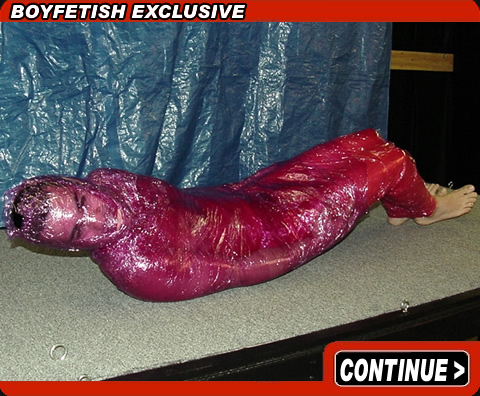 gay fetish twink mummification