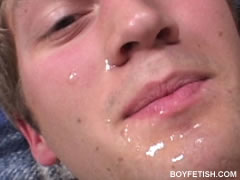 twink cum facial